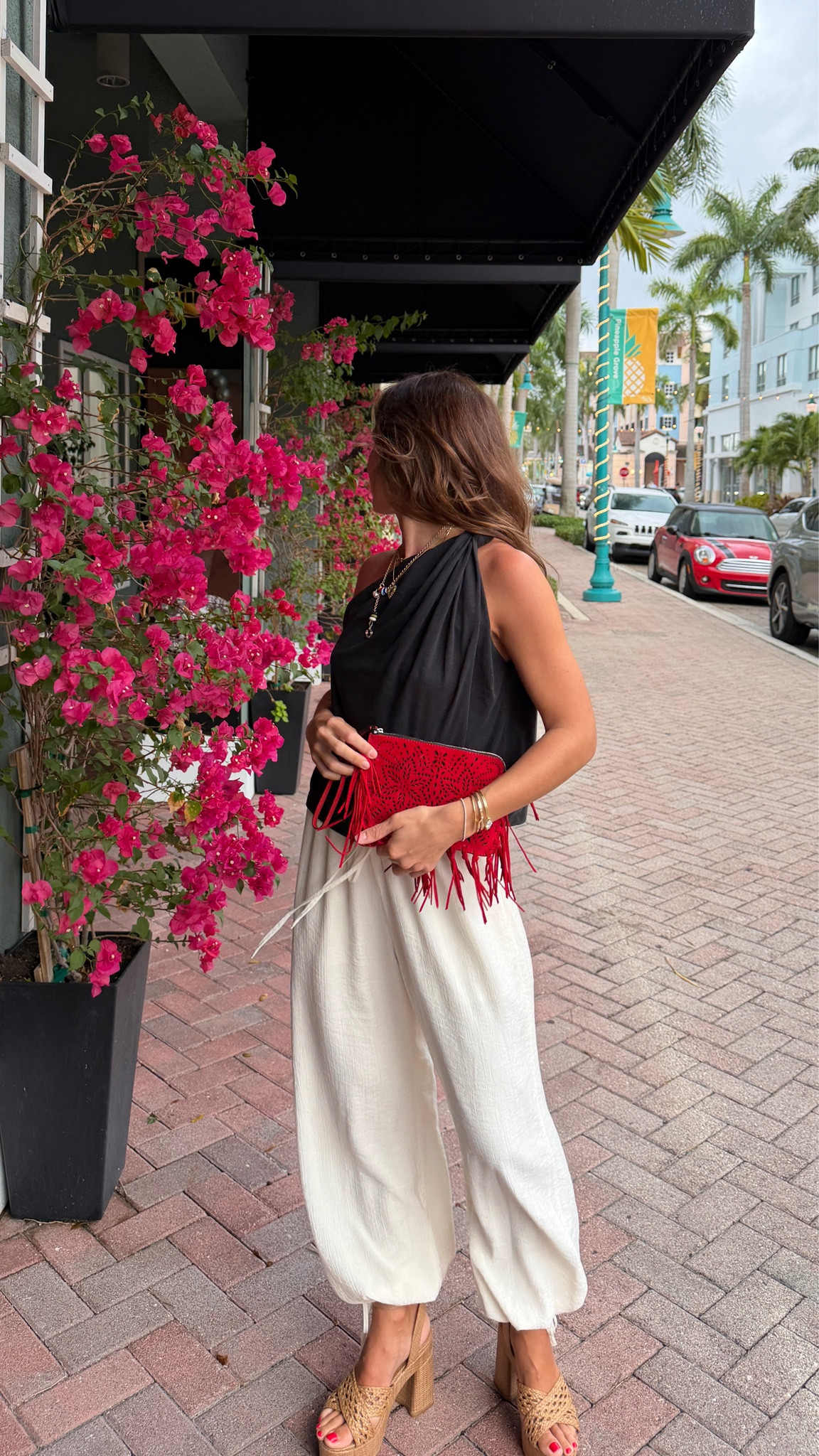 Balloon pants restock! I wear XS short! Top is old- the Harvey top from Reformation. Bag is old Isabel Marant