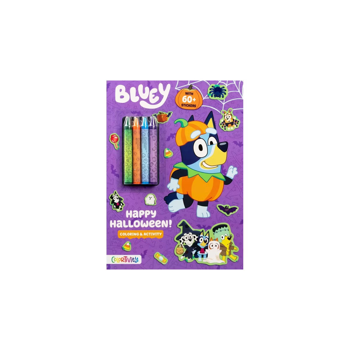 Bluey Colortivity: Happy Halloween! - (Color & Activity with Crayons) by Grace Baranowski (Paperb... | Target