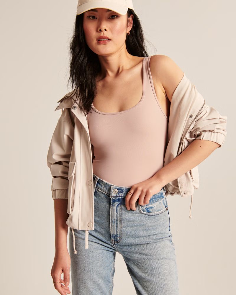 Women's 90s Seamless Tank Bodysuit | Women's Tops | Abercrombie.com | Abercrombie & Fitch (US)