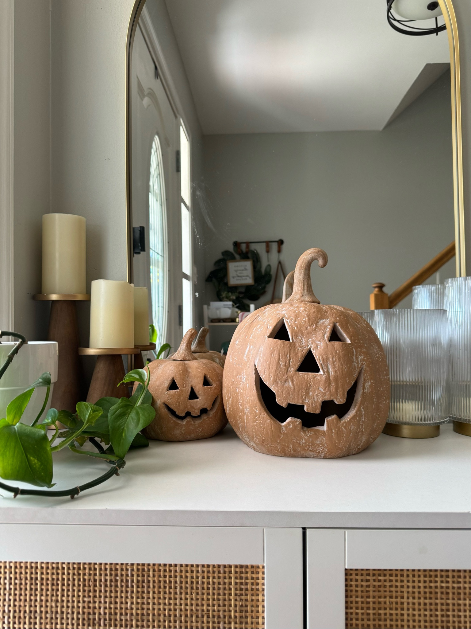 These gorgeous pumpkins are in a fall box with a few other amazing decor pieces and will be gone soon check them out at the link below 👇🏼 



#LTKFallSale #LTKSeasonal #LTKHome