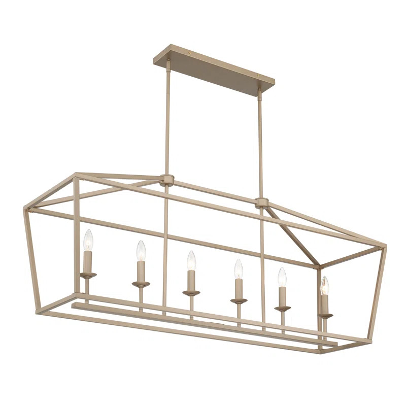 Abrianna 6 - Light Kitchen Island Linear Pendant | Wayfair North America