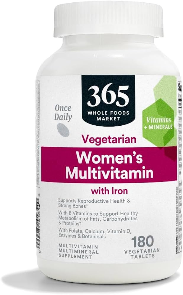 365 by Whole Foods Market, Women's One Daily Multivitamin Tablets, 180 Count | Amazon (US)