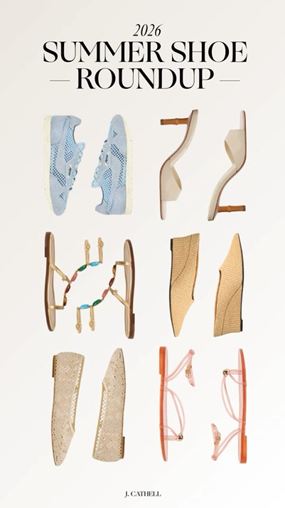 The shoe trends this season are dangerously good. ✨ From woven ballet flats and raffia sandals to colorful jellies, elevated heels, summer sneakers, and jewel embellishments — spring & summer 2026 footwear is all about texture, color, and personality. I rounded up all of the trends I’m genuinely loving right now and the pairs that instantly make every outfit feel more styled. 🤍 #LTKStyle #ShoeTrends #SummerStyle #SpringFashion #LTKShoeCrush #RaffiaSandals #BalletFlats #SummerSneakers #FashionTrends #ResortStyle #SummerFashion #DesignerStyle #VacationStyle #TrendAlert #LTKFinds

#LTKootd #LTKSeasonal #LTKOver40
