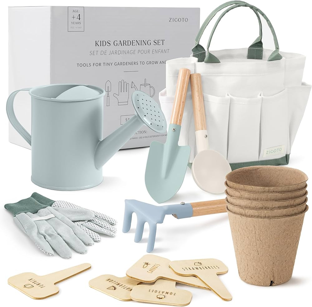 ZICOTO The Ultimate Kids Gardening Set – The Perfect Toddler Gardening Set with Durable and Saf... | Amazon (US)