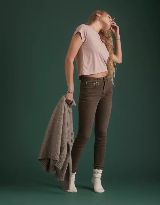 AE77 Premium High-Waisted Jegging | American Eagle Outfitters (US & CA)