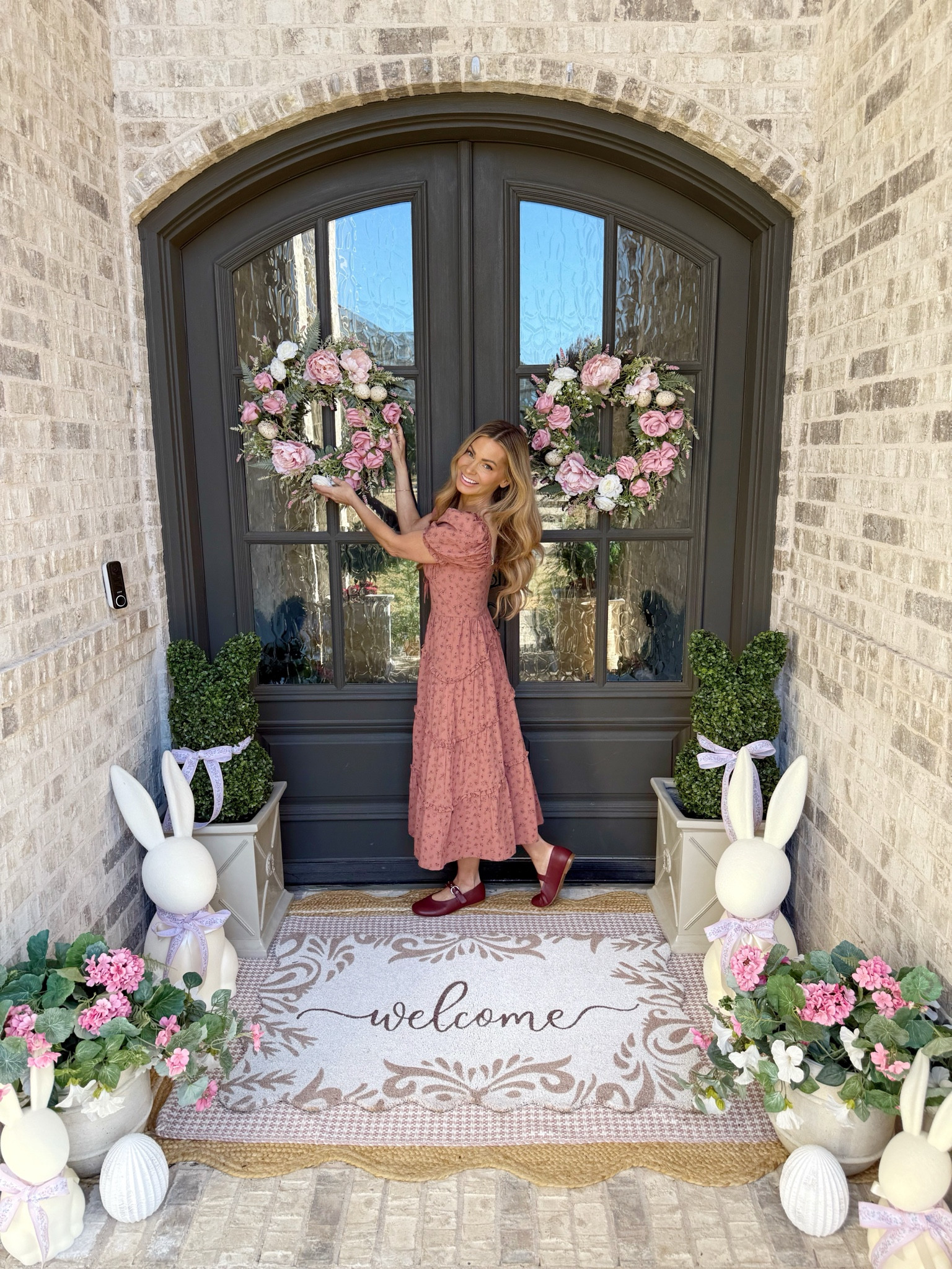 Easter front porch decor 

#LTKMostLoved #LTKWatchNow #LTKHome