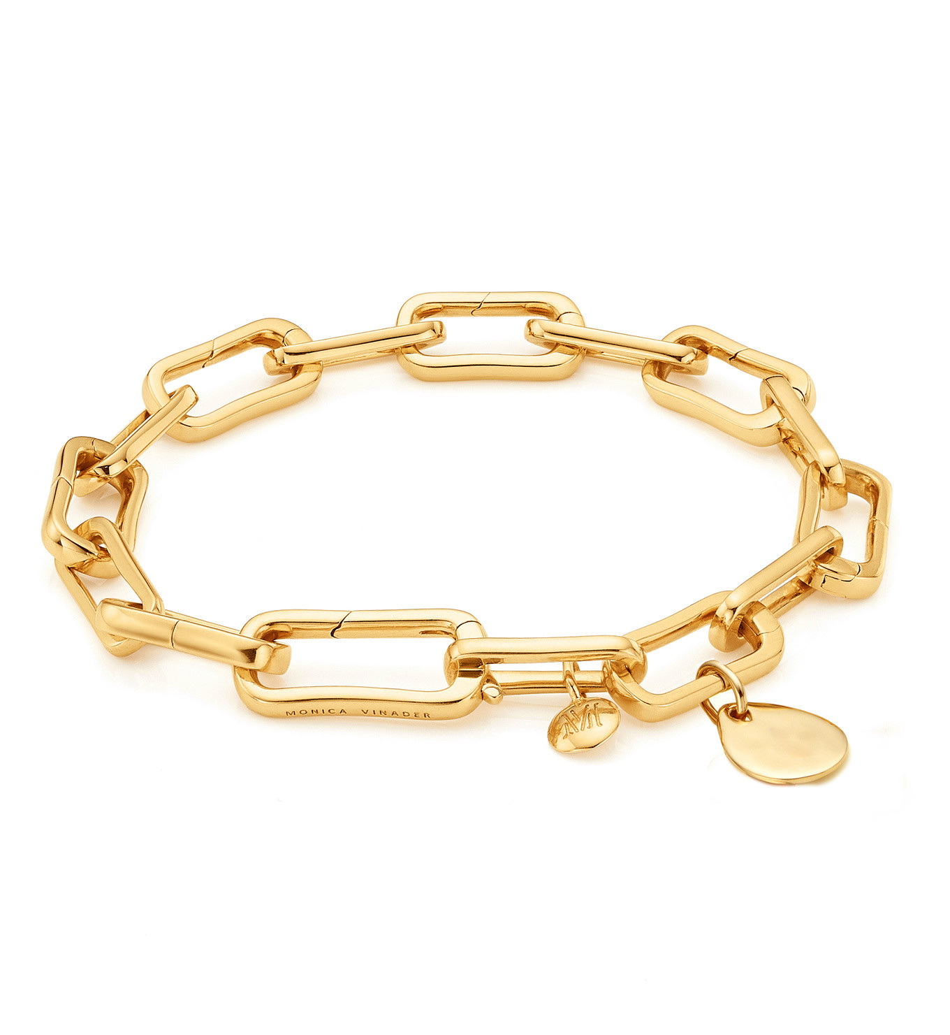 Alta Capture Charm Bracelet and Ziggy Pendant Charm Set | Monica Vinader (Global)