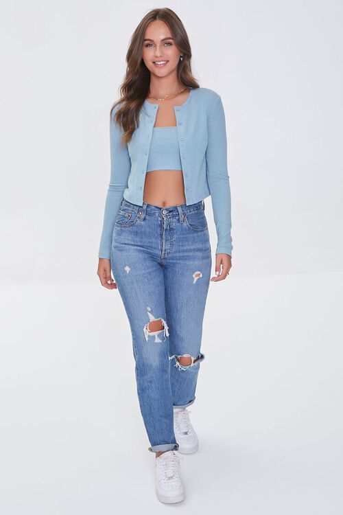 Cardigan Sweater & Tube Top Set | Forever 21 (US)