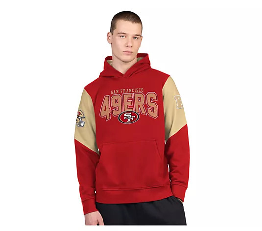 NFL Officially Licensed Embroidered Pullover Hoodie - QVC.com | QVC