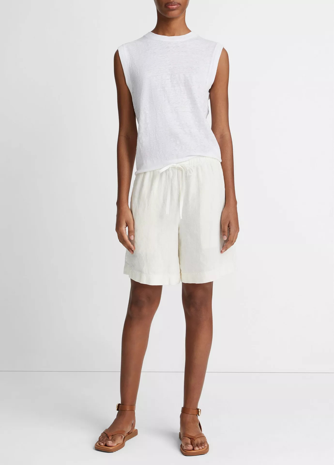 Linen Muscle T-Shirt | Vince LLC