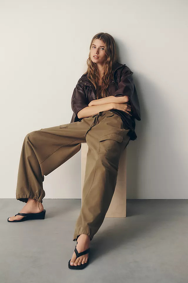 Ridley 100% Cotton Utility Pants | Anthropologie (US)