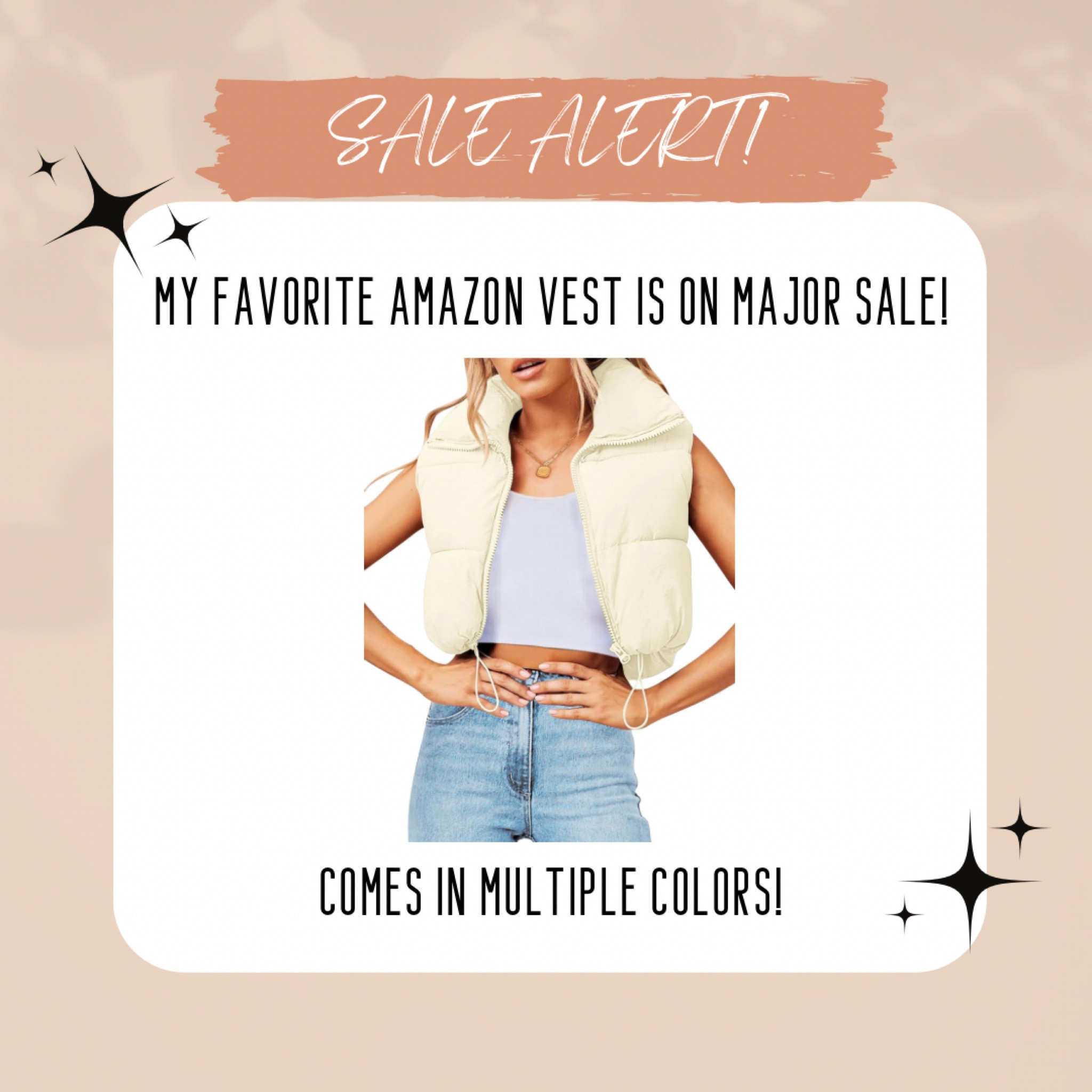 My favorite Amazon vest is on major sale! So many cute colors 😍😍😍 Don’t miss this one! 

#LTKsalealert #LTKstyletip #LTKfindsunder50