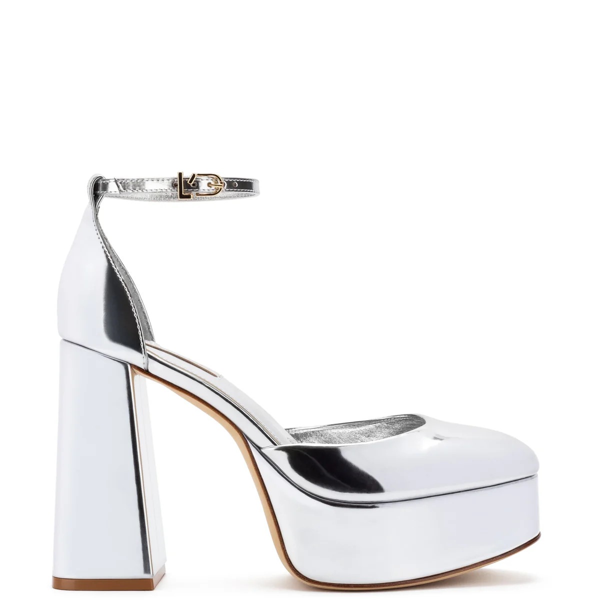 Ari Pump In Silver Specchio | Over The Moon