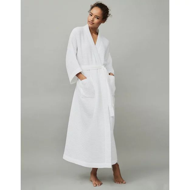 Long Lightweight Waffle Robe | Robes & Dressing Gowns | The  White Company | The White Company (UK)