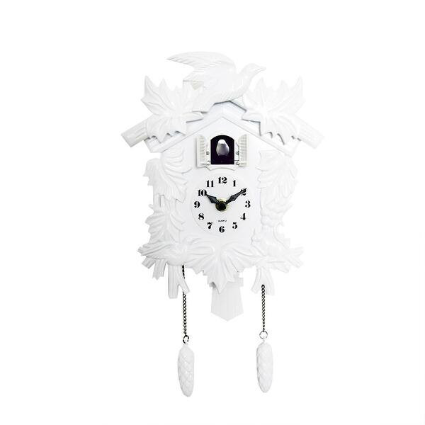 Walplus White Cuckoo Clock DIY Art Home Decoration Home Decor Idea - On Sale - Overstock - 317428... | Bed Bath & Beyond