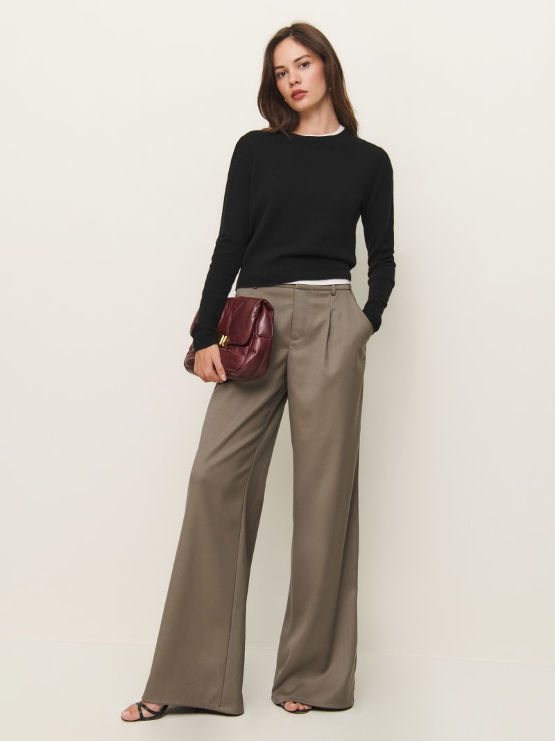 Ashwin Low Rise Pant | Reformation (Global)