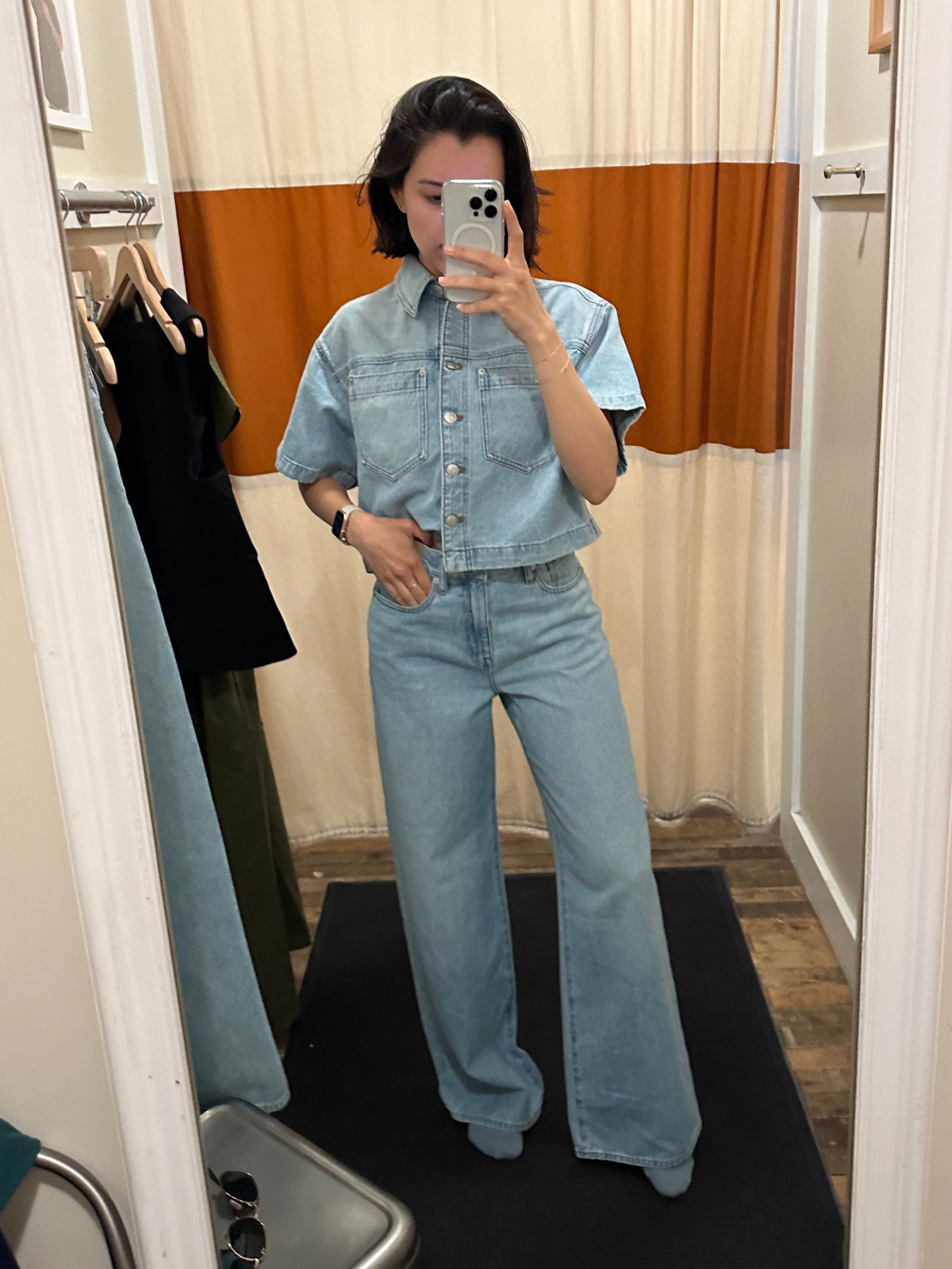 The cutest denim set!! On sale for 25% off! 

#LTKsalealert #LTKstyletip #LTKFestival