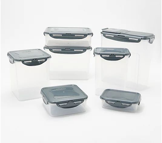 LocknLock 7-Piece Stackable Multi-Purpose Storage Set - QVC.com | QVC