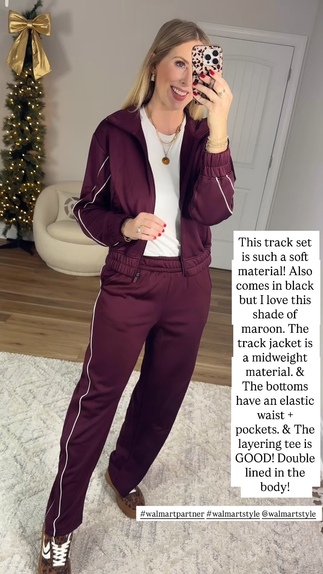 Weekend Walmart Wins try-on
Track jacket- small
Softsculpt tee- small
Track pants- small 

#walmartpartner #walmartstyle @walmartstyle

#LTKFindsUnder50 #LTKActive #LTKU