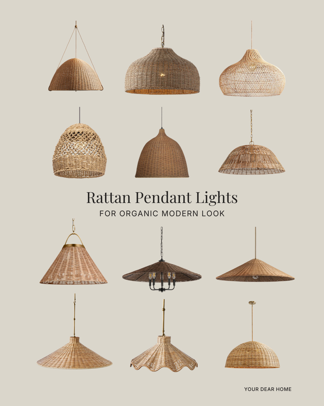 Rattan pendants soften overhead lighting and add quiet architectural texture. They warm up stone, cabinetry, and painted walls without feeling heavy. Sharing my favorite woven pendants that instantly elevate a space. 

 #LTKHome