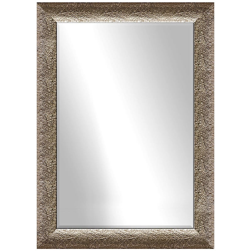 Nubia Gold Rectangle Wall Mirror, 32x44 | At Home
