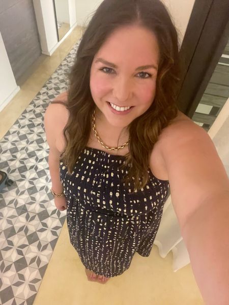 Another outfit from Mexico! I got this dress on sale and absolutely love the fit and the print. The best part was, the material didn’t wrinkle in my suitcase. I paired it with my favorite chain necklace and a pair of square toe heels. They are a great new options for something that will go with everything but feels a little different  

#LTKshoecrush #LTKtravel #LTKsalealert