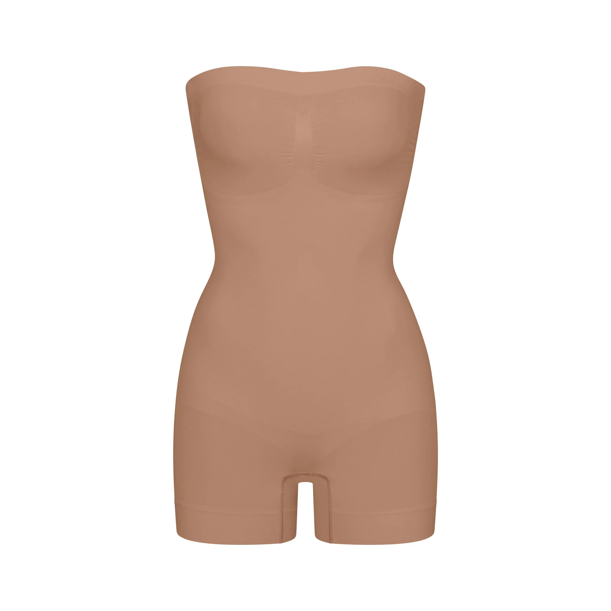 SEAMLESS SCULPT STRAPLESS SHORTIE BODYSUIT | SIENNA | SKIMS (US)