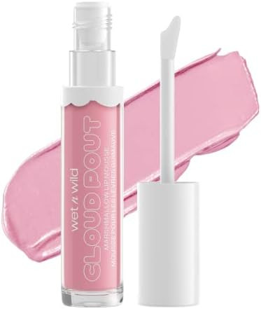 wet n wild Liquid Lipstick Cloud Pout Marshmallow, Light Pink Cloud Chaser | Matte Lip Cream Mous... | Amazon (US)