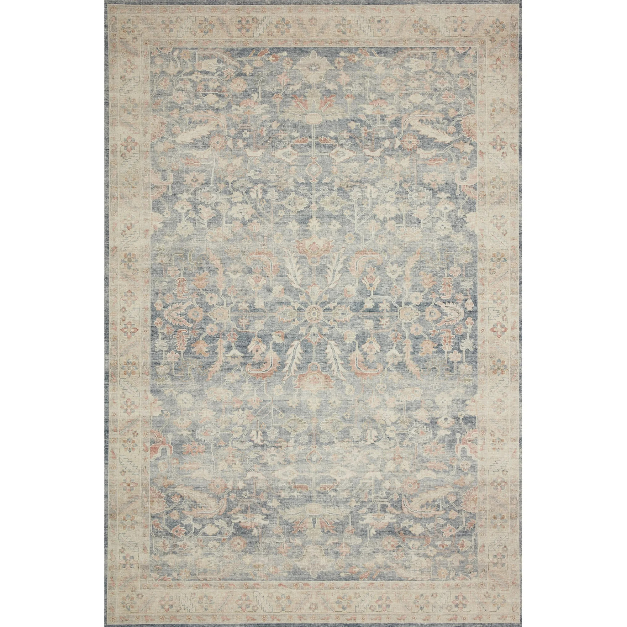 Loloi II Hathaway Printed Oriental Denim / Multi Area Rug | Walmart (US)