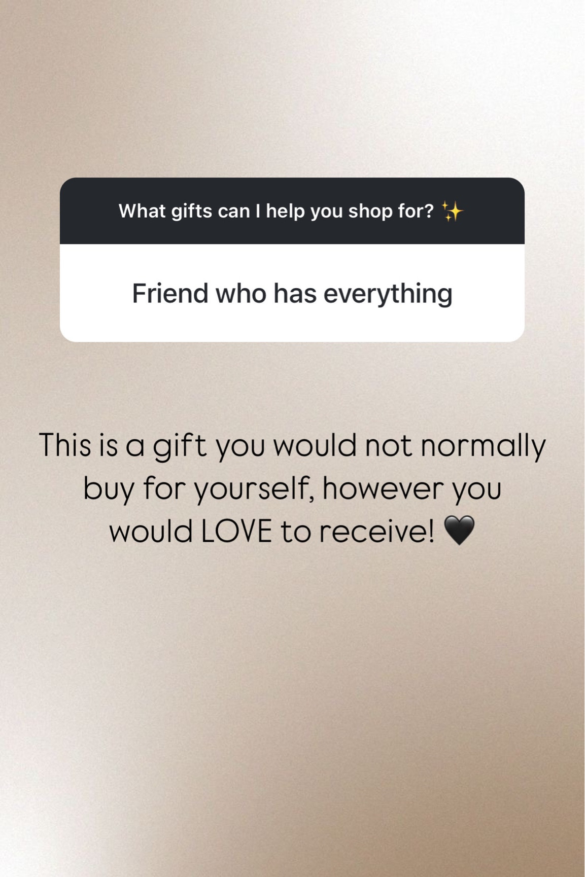 This is a gift you would love to receive but wouldn’t necessarily buy for yourself! 

#LTKStyleTip #LTKFindsUnder100