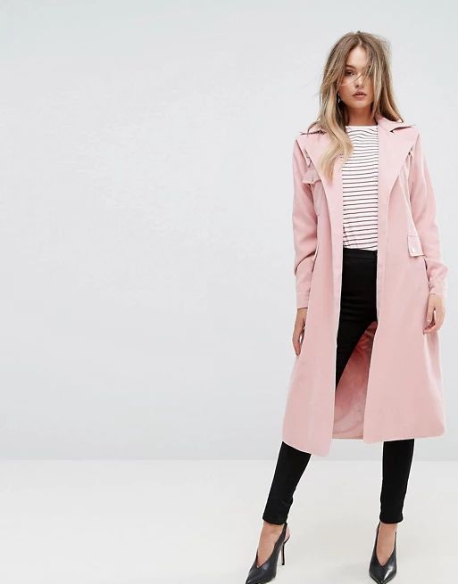 PrettyLittleThing Belted Trench | ASOS US