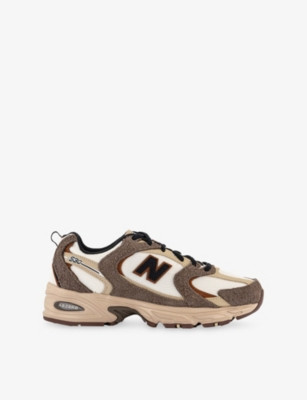 MR530 Suede and Mesh Low-Top Trainers | Selfridges