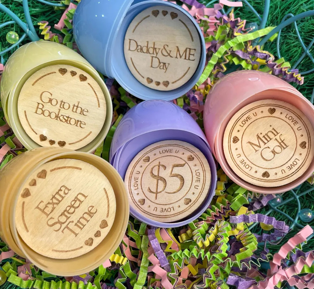 Easter Egg Filler Set of 42, Easter Egg Tokens, Easter Basket Stuffers, Egg Hunt Prizes, Egg Fill... | Etsy (US)