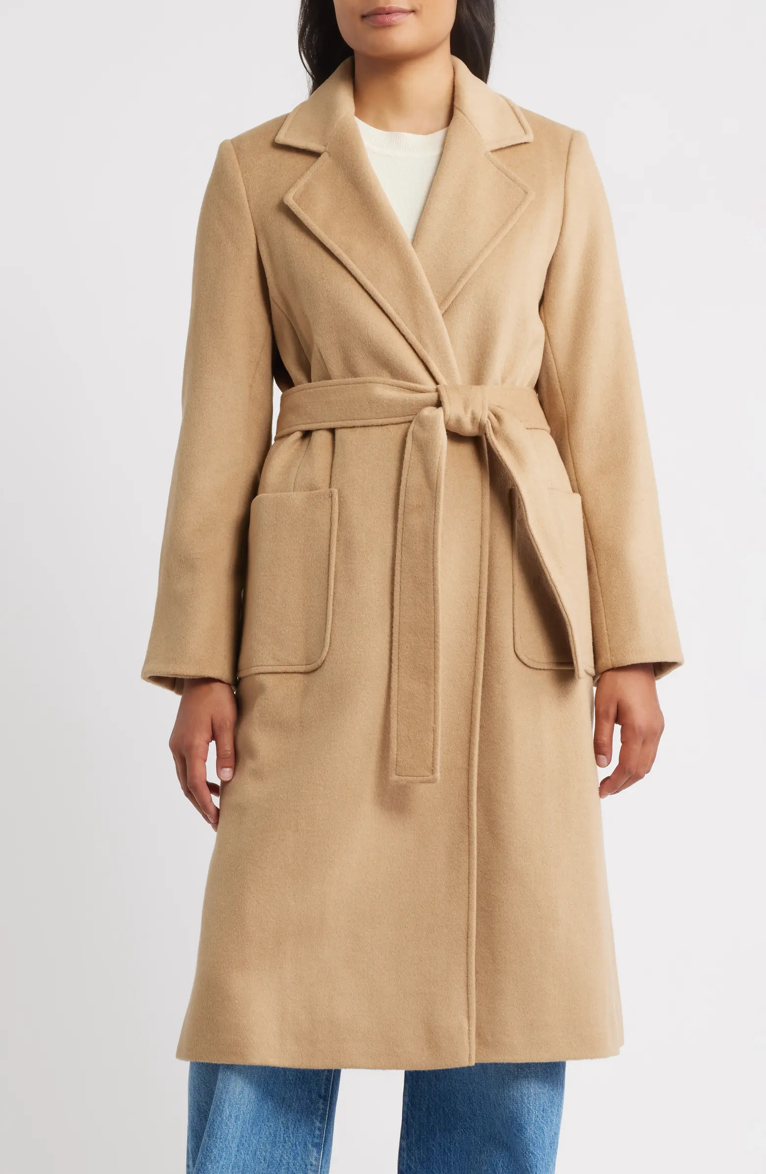 Longline Wrap Coat | Nordstrom
