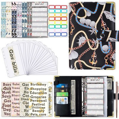 A6 Budget Binder Budget Planner Money Organiser With Zipper Bag Stickers Lightweight Portable Bookkeeping | Target