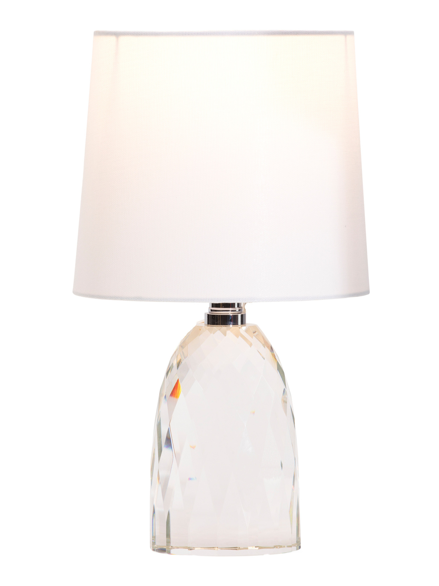 14in Faceted Crystal Dome Table Lamp | TJ Maxx