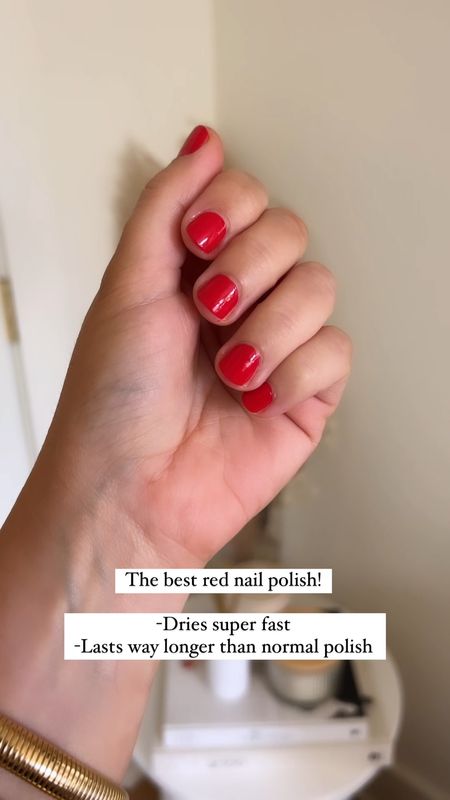 The best red nail polish! You have to buy the whole set to make it last longer. Color is Cajun shrimp 
.
.
.
Memorial Day, Labor Day, 4th of July, Fourth of July, red nail polish 

#LTKBeauty