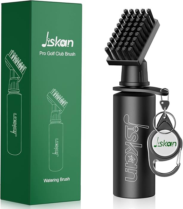 Pro Golf Club Brush Cleaner with Retainer Clip and Squeeze Water Bottle 7.5 Inches Holds 4 Ounces... | Amazon (US)