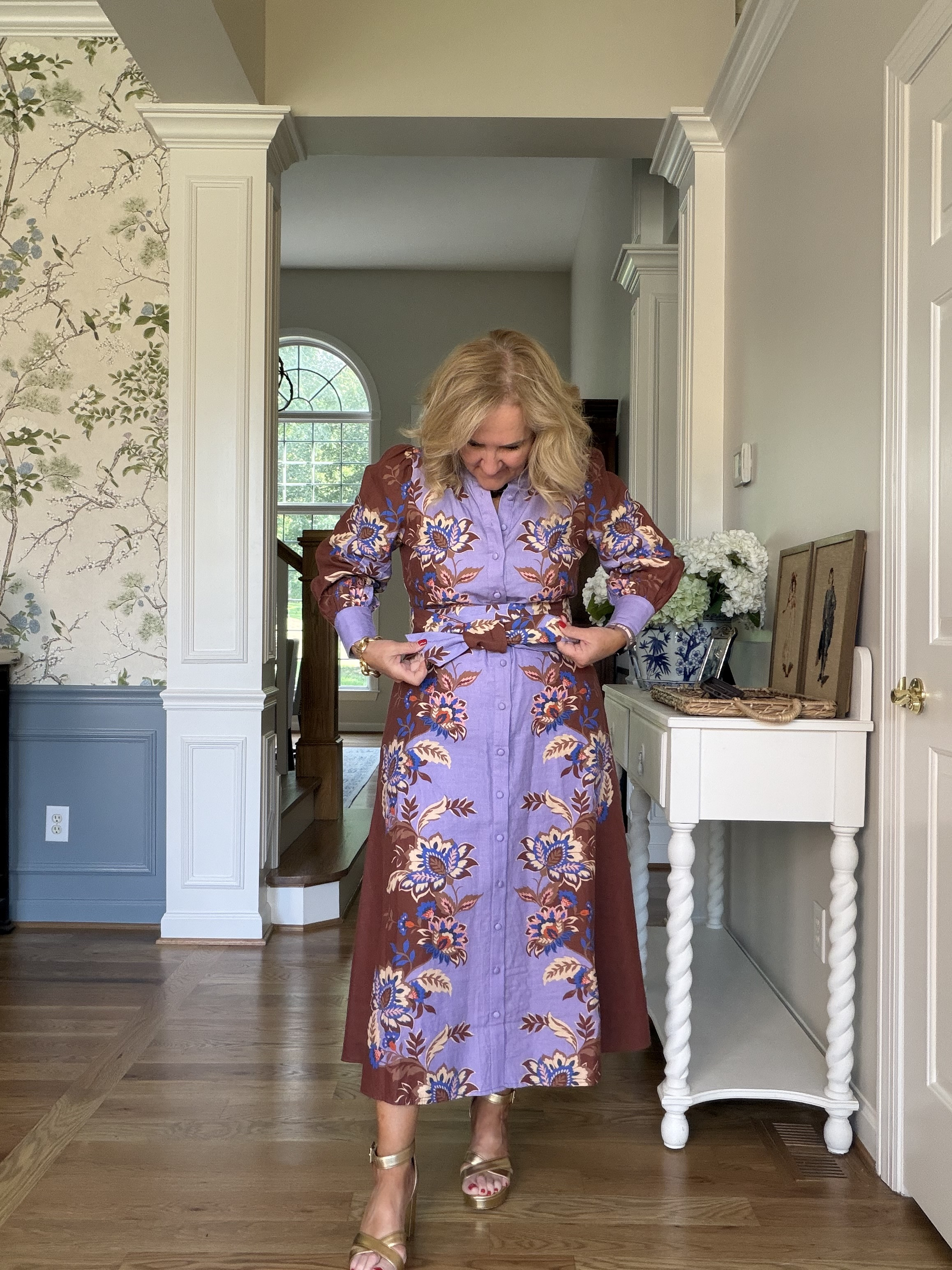 Another @Boden (US) dress on sale! This would make a beautiful summer in the fall dress. I love the color combo.

#LTKOver40 #LTKSaleAlert #LTKWedding