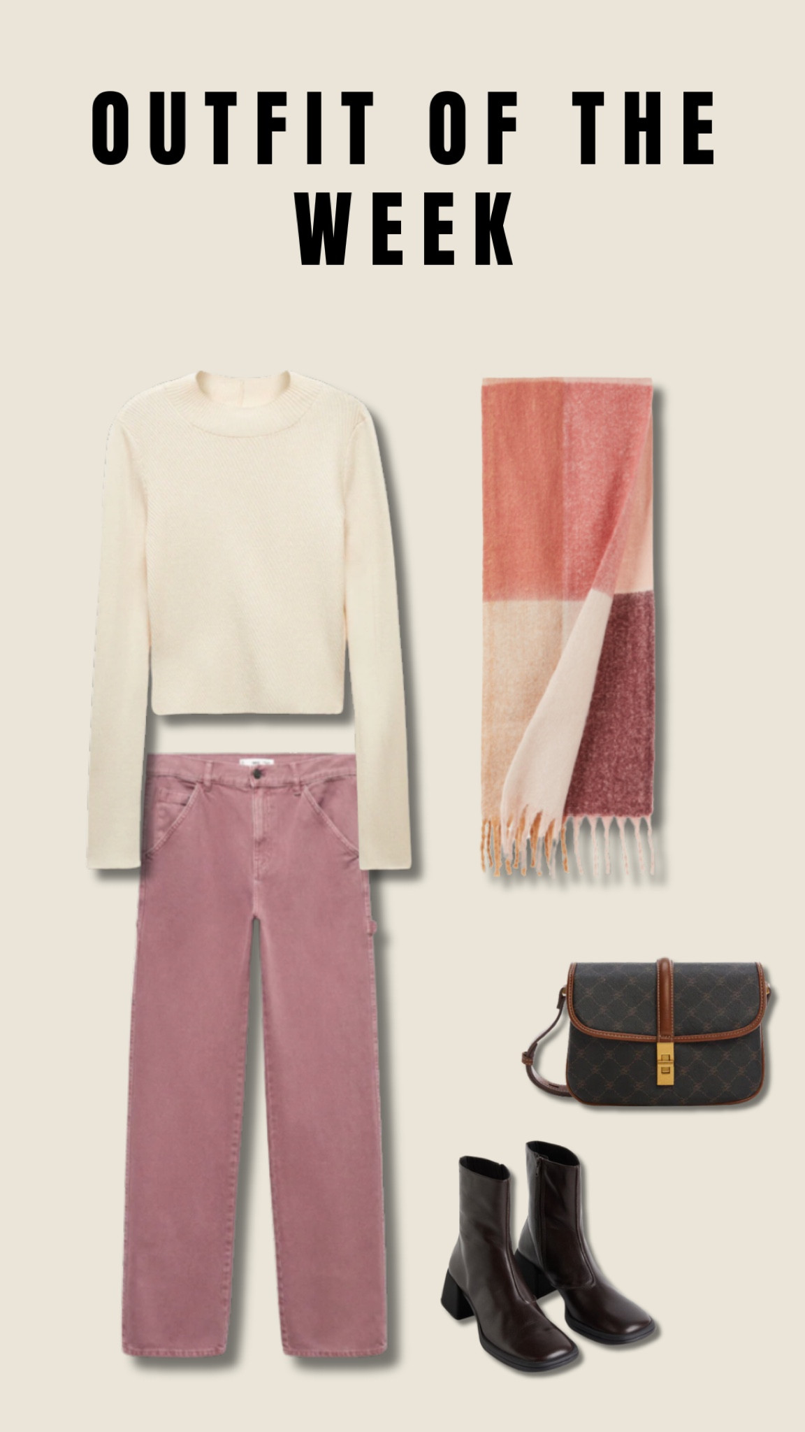 Outfit of the week ✨

outfit inspiration, fall outfit, Mango, carpenter cargo jeans, knitted funnel neck sweater, ankle boots, plaid pattern scarf, de Bikenkorf, logo print shoulder bag, Nederland. 

#LTKeurope #LTKSeasonal #LTKstyletip