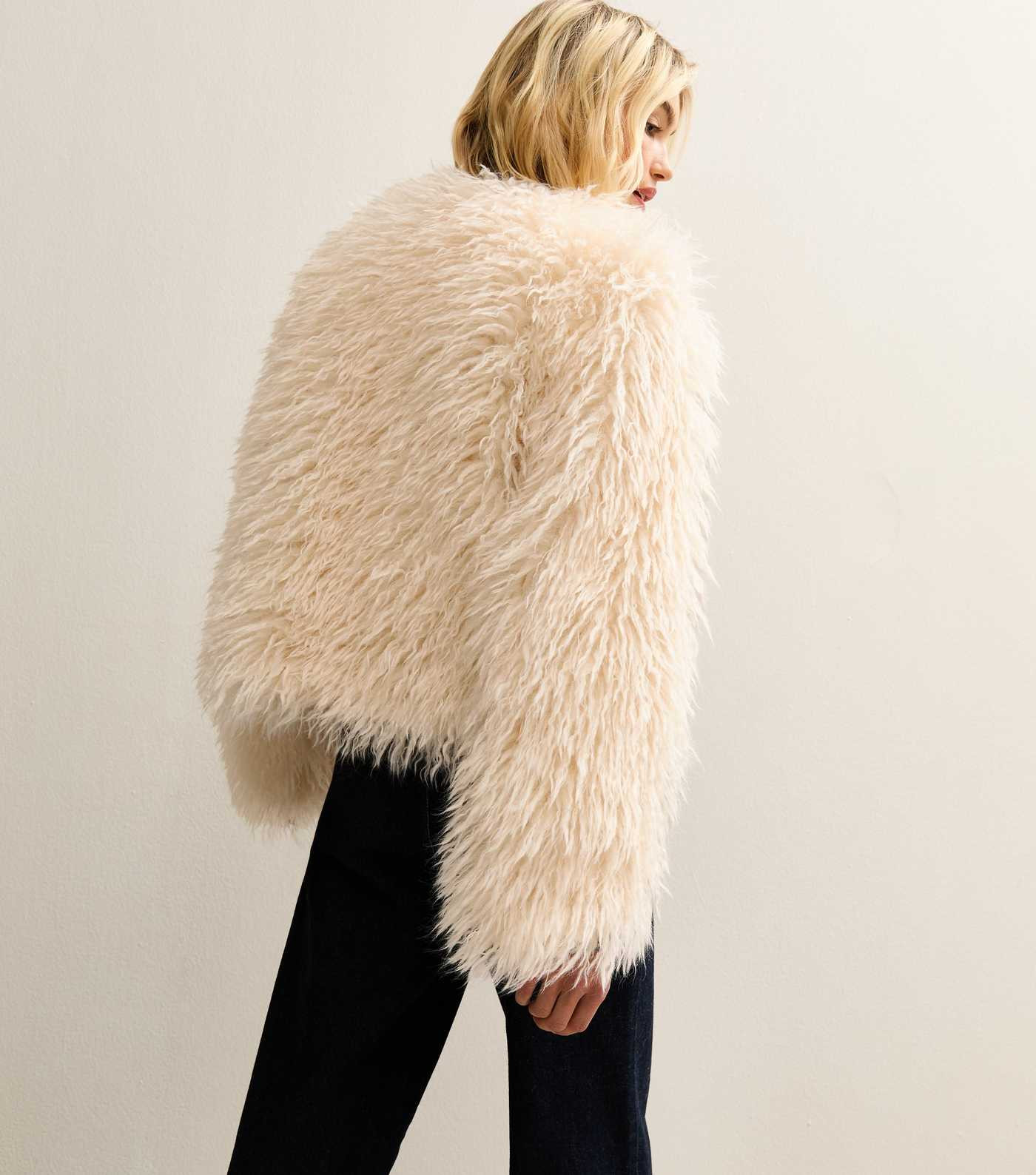 Cream Faux Fur Coat | New Look | New Look (UK)