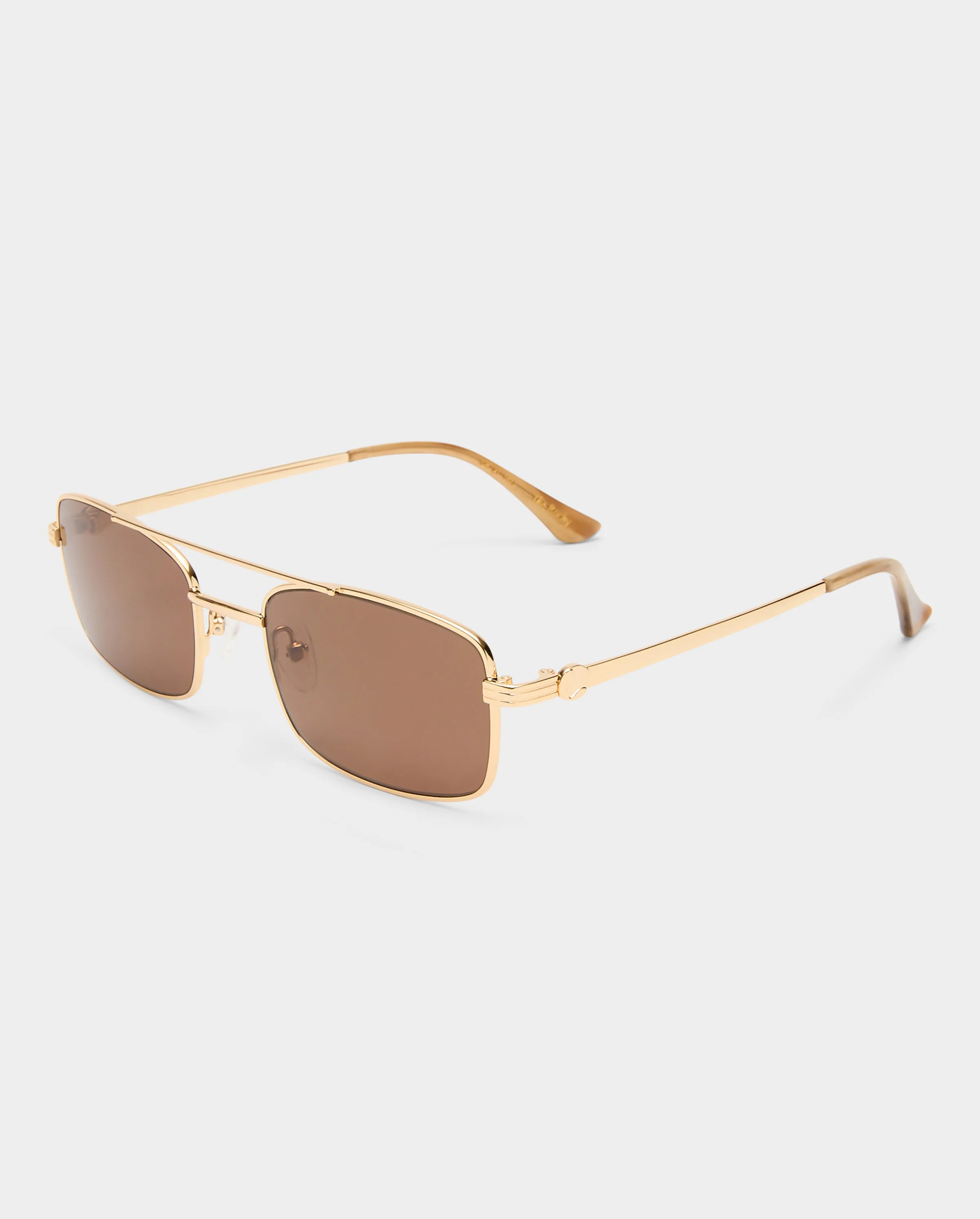 The Rocky Gold Female Aviator Sunglasses | Luv Lou | Luv Lou