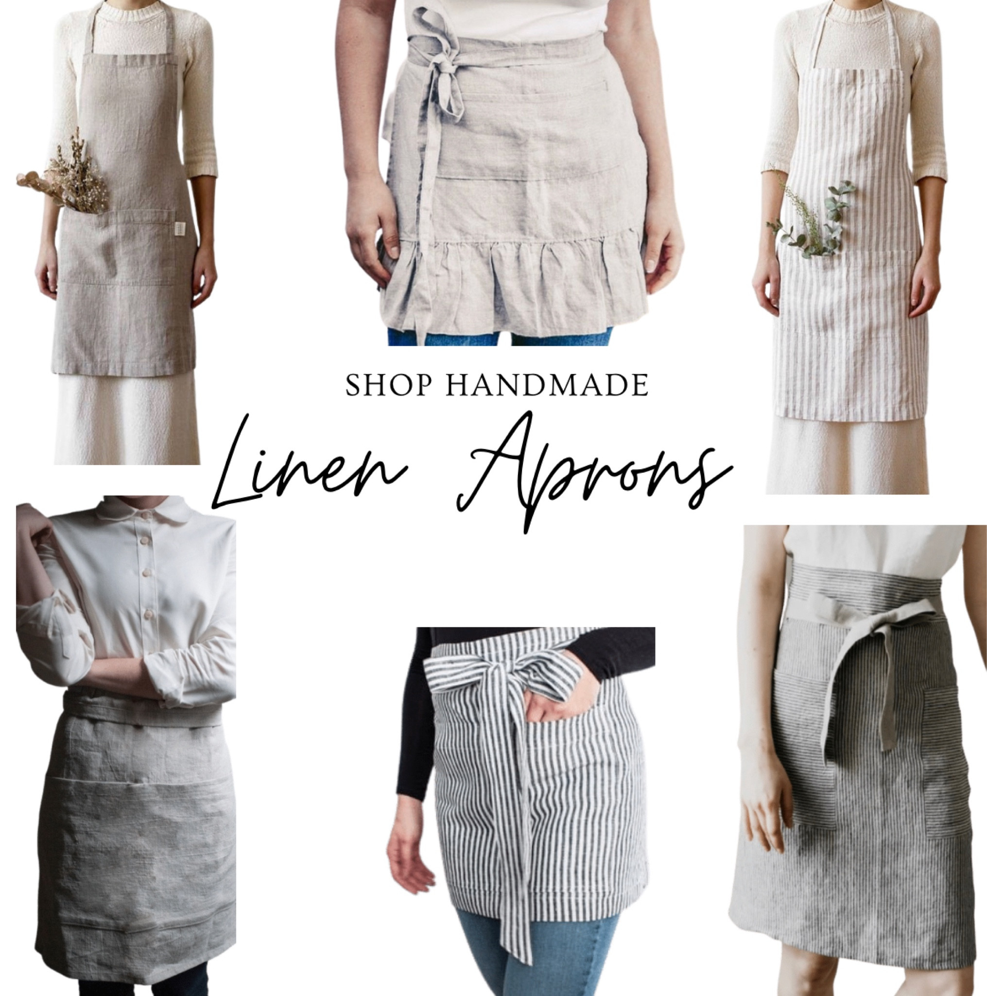 Shop linen aprons 

#LTKSeasonal #LTKunder100 #LTKhome