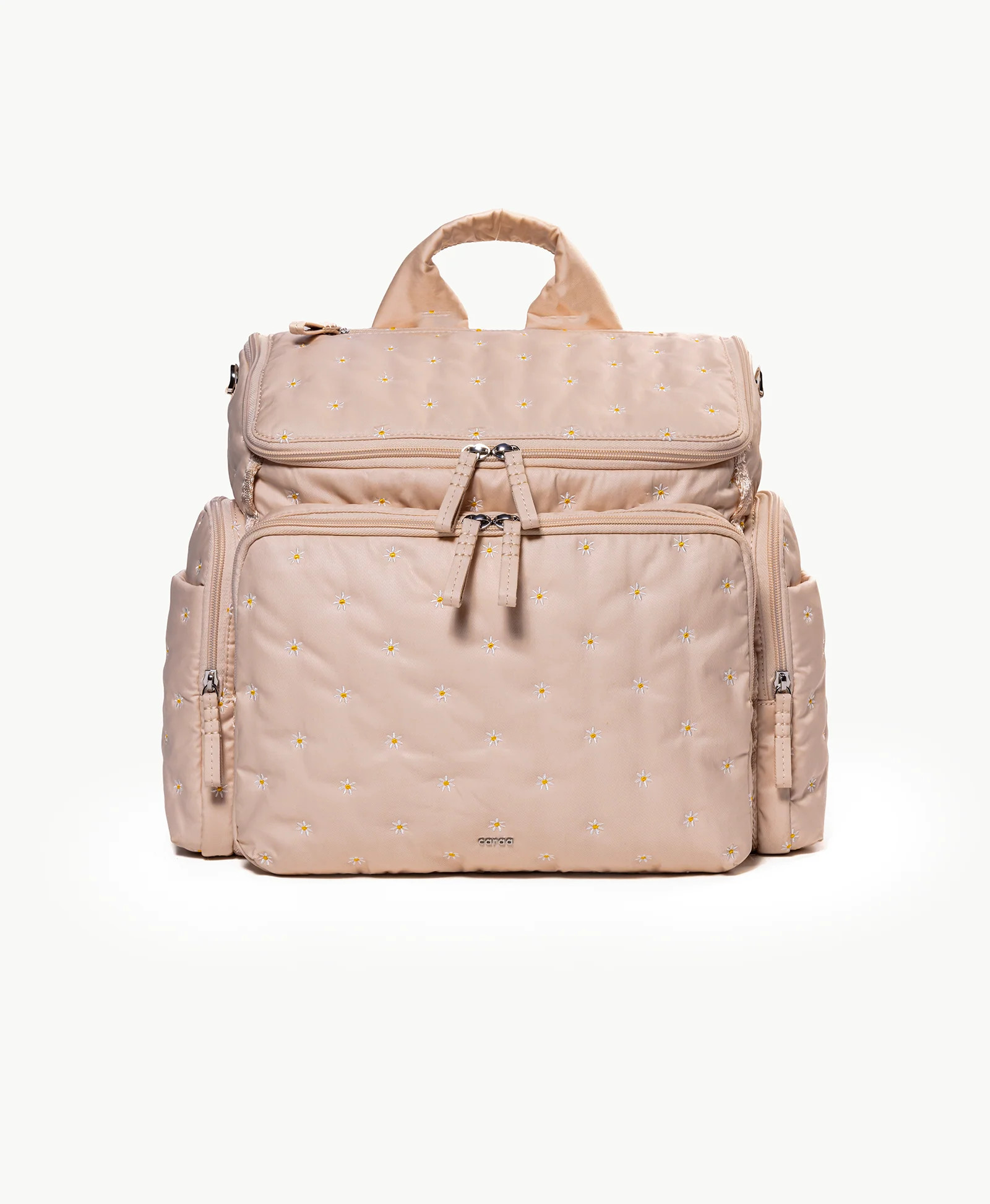 Baby Bag Large
          
            in Quartz Embroidered Organic Cotton | Caraa