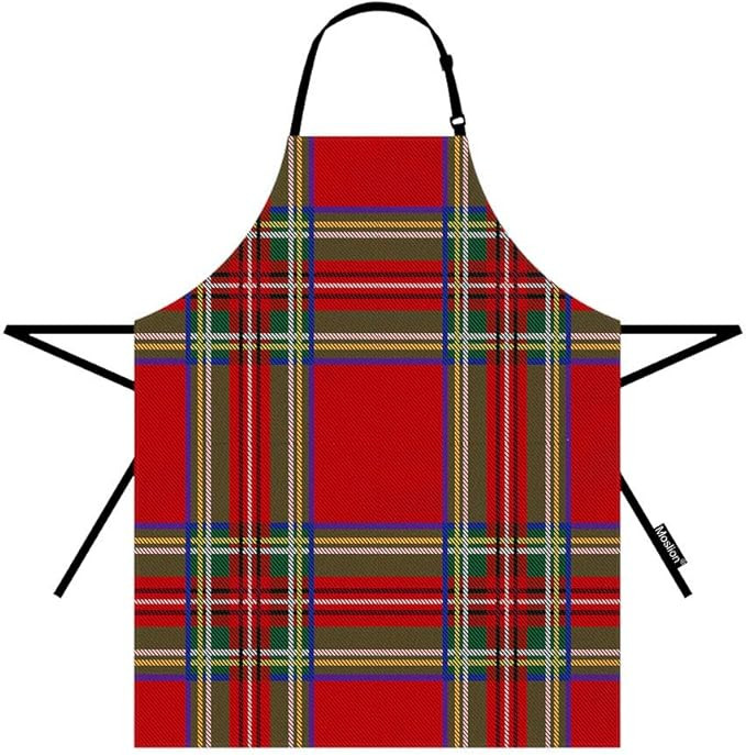 Moslion Mandala Apron Chef Waitress Cook Aprons Adjustable Neck for Women Men Girls | Amazon (US)