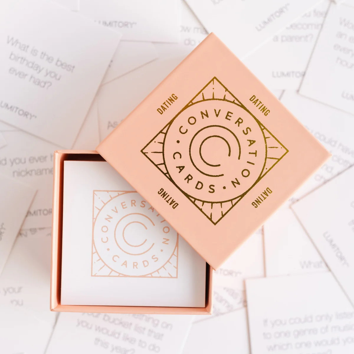 Dating Conversation Cards - Date Night Card Game for Couples | Lumitory