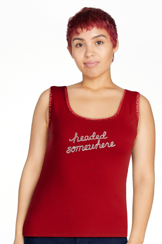 Kacey Lee Women's Headed Somewhere Graphic Tank Top, Sizes XS-XXL | Walmart (US)