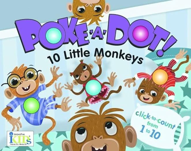 Poke-A-Dot: 10 Little Monkeys (30 Poke-able poppin; dots) | Amazon (US)