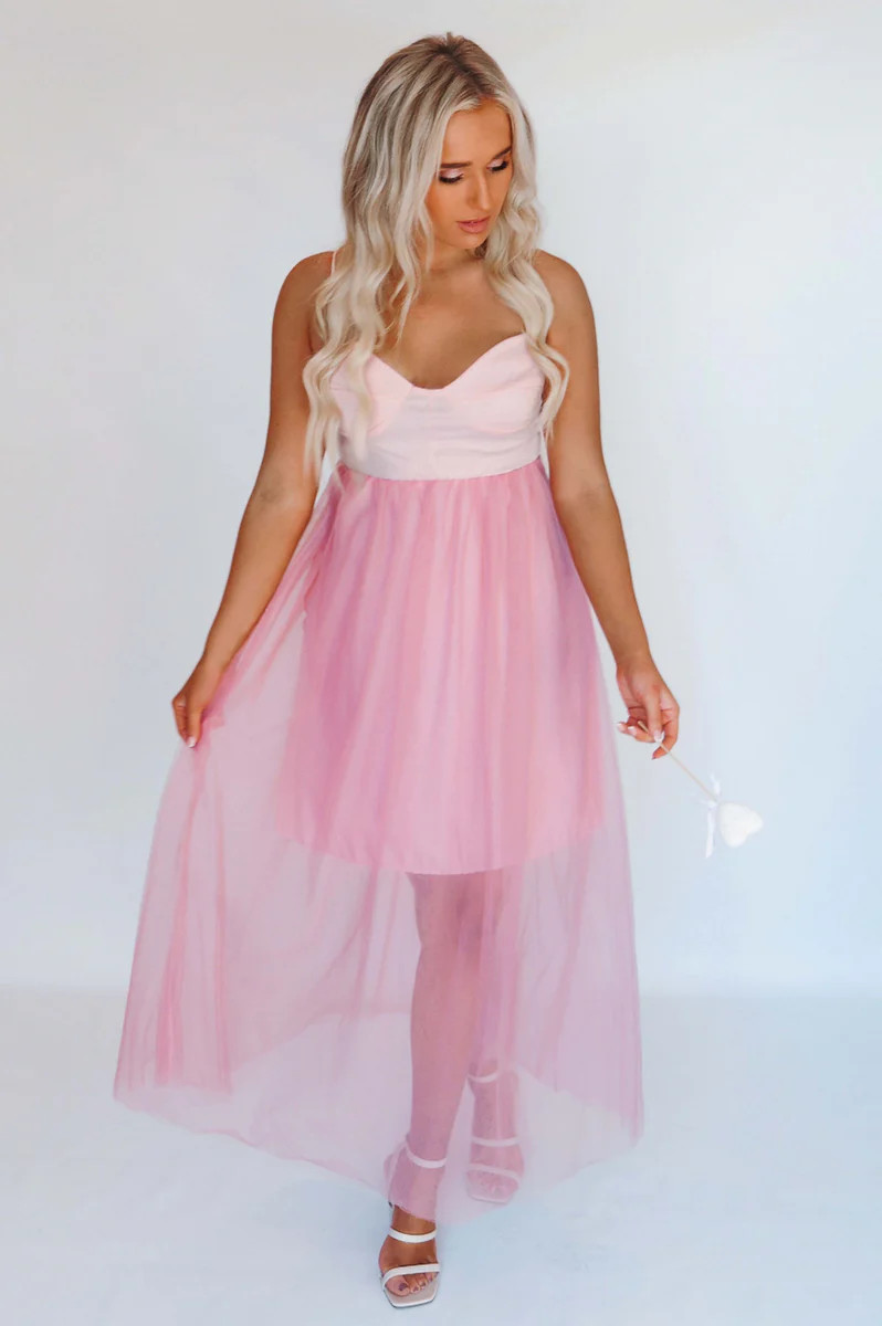 Romance Me Midi: Light Pink/Mauve | Shophopes