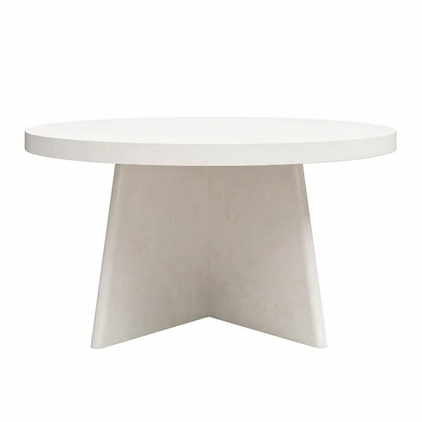 Queer Eye Liam Round Coffee Table, Plaster - Walmart.com | Walmart (US)